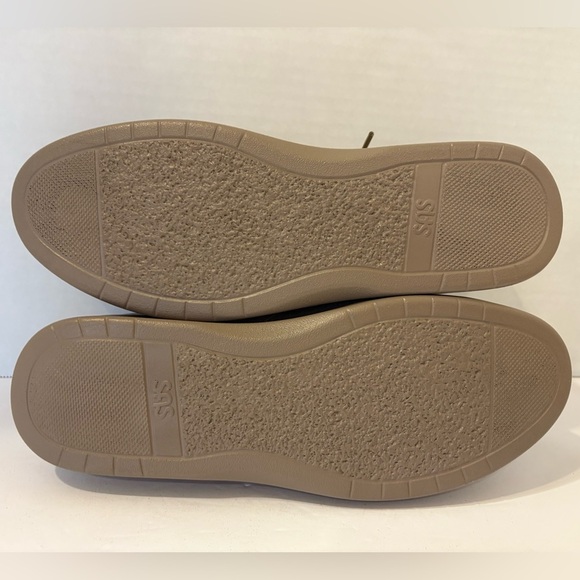 SAS Free Time mocha leather lace-up walking shoes sneakers size 11 W NWOT - Picture 10 of 11